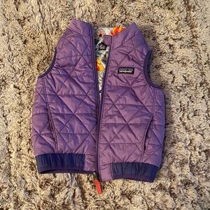 Patagonia Reversible Purple Quilted Vest